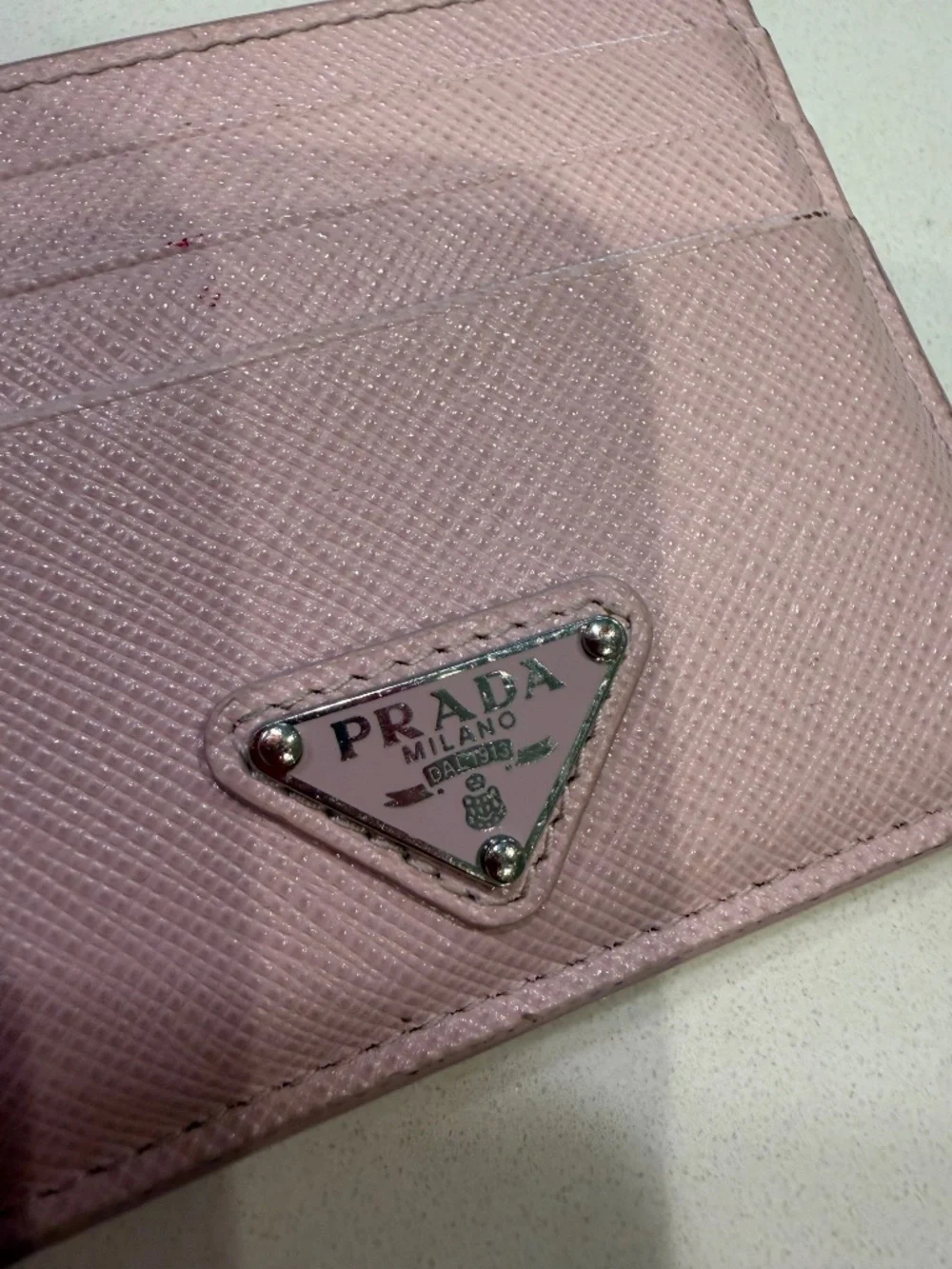 Authentic Pink Prada Card Holder - Picture 3 of 13